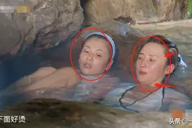 蒋勤勤刘涛素颜泡温泉，皮肤状态太真实，没有对比就没有伤害图片