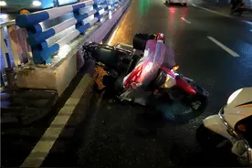 摩托车上安装“遮盖”安全得很？看看这起车祸就知道了图片