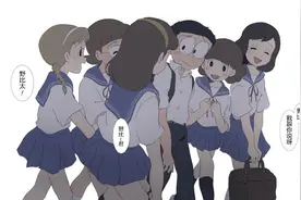 当哆啦A梦里的诸位角色变成中学生，大雄受欢迎，静香吃飞醋图片