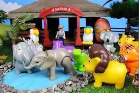 趣味早教：大象 蜥蜴 英语单词学习视频封面