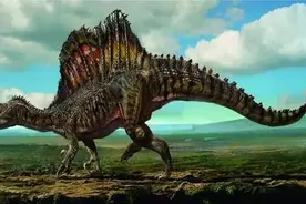 暴君霸王龙和这只最可怕的恐龙杠起来了 两只没有智商的庞然大物图片