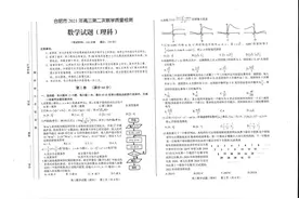 2021届合肥市二模数学理科（最新）图片
