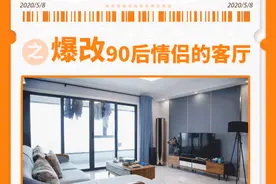 宜家改造方案大揭秘｜90后情侣的客厅“变形记”图片