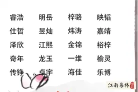 男孩起名宝典：50个温文尔雅有才气的男孩起名宝典图片