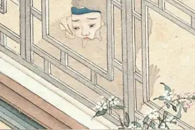 清朝有幅无名女鬼图，放大10倍看她在干啥？网友：害怕不敢细看图片