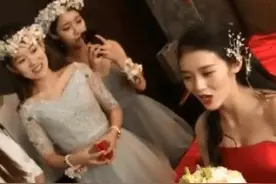 抖音最美新娘，你最中意哪个图片