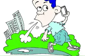 做文明人 不随地吐痰，“一吐为快”惹人不快图片