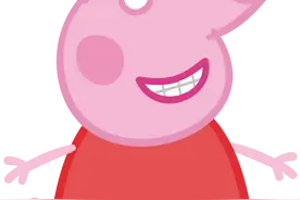 [珍藏版]动画小猪佩奇一家高清素材（粉红猪小妹）系列、PNG高清图片