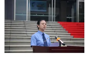 迎国庆、谱新篇！博罗县检察院举行升旗仪式图片