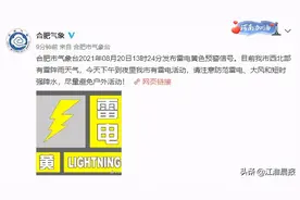 急报！合肥人下午尽量少出门！雷电+大风+大雨图片