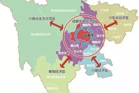 四川五大经济区西部百强县分布，川南比不上川东北，成都平原第一图片