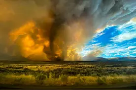 美山火突现5个火龙卷，加州消防回天乏力，大火将烧过圣诞节图片