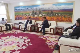 王超会见中电建宁夏工程有限公司客商图片