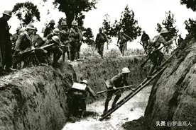 1937年日寇记者拍摄入侵天津唐官屯的鬼子行径图片