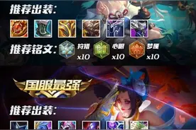 王者英雄铭文和出装图片