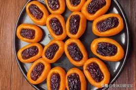 做出来形状特别像“柿饼子”的美食，只用一根胡萝卜就可以搞定图片