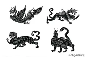 青龙白虎朱雀玄武，传说中的四大神兽，白虎为什么被当成不详凶兽图片