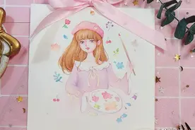 颜值超高的人物插画教程，带你用水彩描绘梦幻少女童话图片