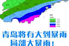 青岛十大热议：青岛将有大到暴雨局部大暴雨图片