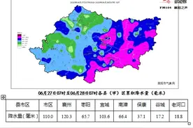 预警！襄阳7月4日到6日将再迎中到大雨！图片