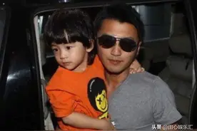 张柏芝大儿子14岁卷发略成熟，与谢霆锋离婚已经10年图片