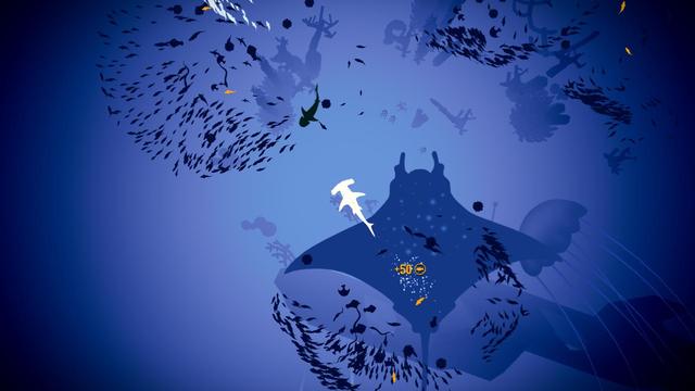 一款俯视角休闲探索类游戏，本作核心玩法就是经典的大鱼吃小鱼