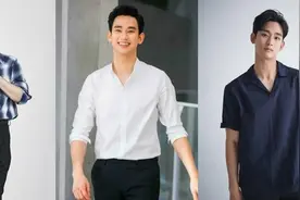 男友不会打扮？来跟《虽然是精神病但没关系》金秀贤学衬衫穿搭图片