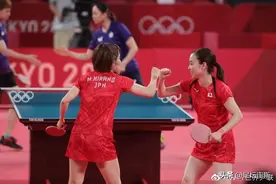 3-0大胜，日本女乒进奥运4强，伊藤美诚横扫名将，石川佳纯笑开花图片
