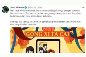 印尼总统佐科发文祝全球华人农历新年快乐图片