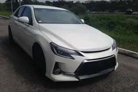 全新锐志运动版现身，身披熏黑套件+四出排气，配3.5L V6图片