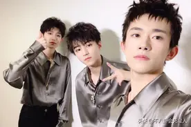 TF八周年显敷衍，三人分开录视频看不到快乐，看提词器动作明显图片