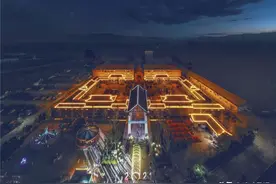 昨晚，武威一场光影秀震撼开启 快去打卡图片