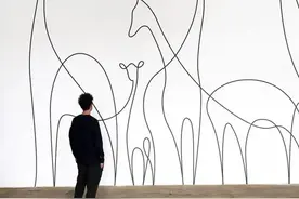 不管画什么，他只画一笔，多画一笔都算是输​图片