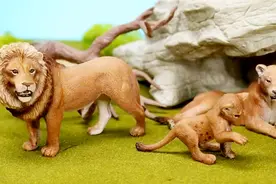 长颈鹿，狮子，老虎，大象，各种动物模型世界，创意仿真玩具视频封面