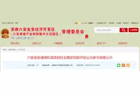 总投资估算额超3亿！六安金安通用机场项目正在公示！图片