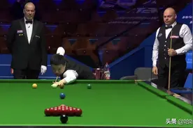 丁俊晖救赛点9比10惜败，吕昊天狂输2比10，中国选手仅剩一根独苗图片