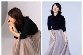 51岁的石田百合子真会穿！日常穿搭知性又优雅，不愧为冻龄女神图片