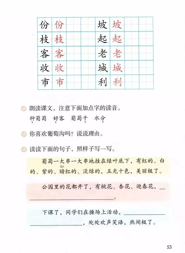 部编版语文二年级上第四单元每课知识点归纳