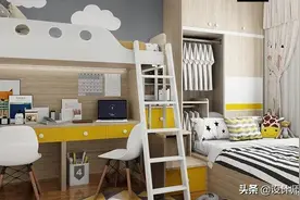 儿童房学习区这样设计？孩子天天在家看书图片