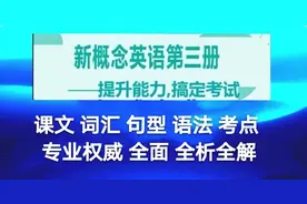 新概念英语第三册第30课语法课文词句全析全解(四)图片