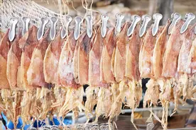 泡发干鱿鱼，只用水泡可不行，加入2样东西，泡得又大又新鲜图片