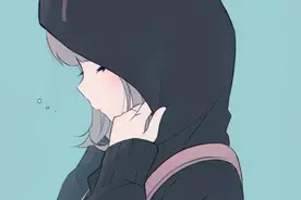 动漫头像｜天空越黑，星星越亮图片