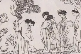 聊斋故事｜老虎误吃穷奶奶儿子被押上公堂，县官：罚你给她养老图片