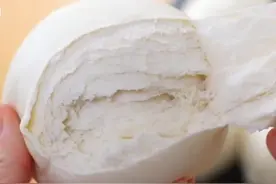 传统自制老面馒头：不用酵母发面，戗面做法，越嚼越香！图片