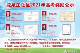 考上大学村里奖励可能高达百万？山东这个社区回应：属实，今后将继续实行图片