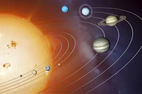 如果把地球缩小成1厘米，太阳系会有多大，宇宙又有多大？图片
