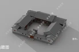 最美四合院，白墙黛瓦，庭院幽深，堪称传世之院图片