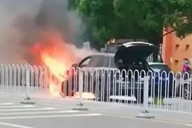 第一辆理想ONE“燃”了图片
