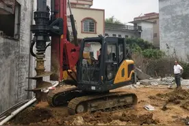你家建房子是打桩的吗？图片