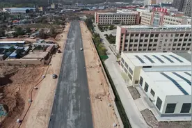 白银区新建郑州路将闪亮出场，荒地土坡变“民心大道”图片